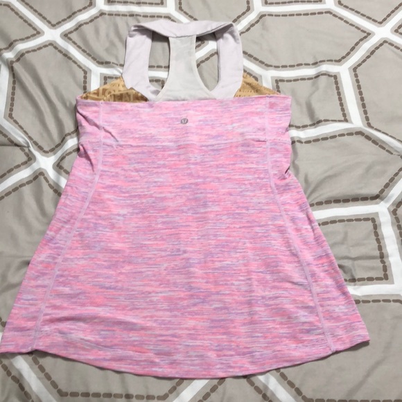LULULEMON TANK TOP PINK COLOR SIZE 8 - Picture 2 of 5